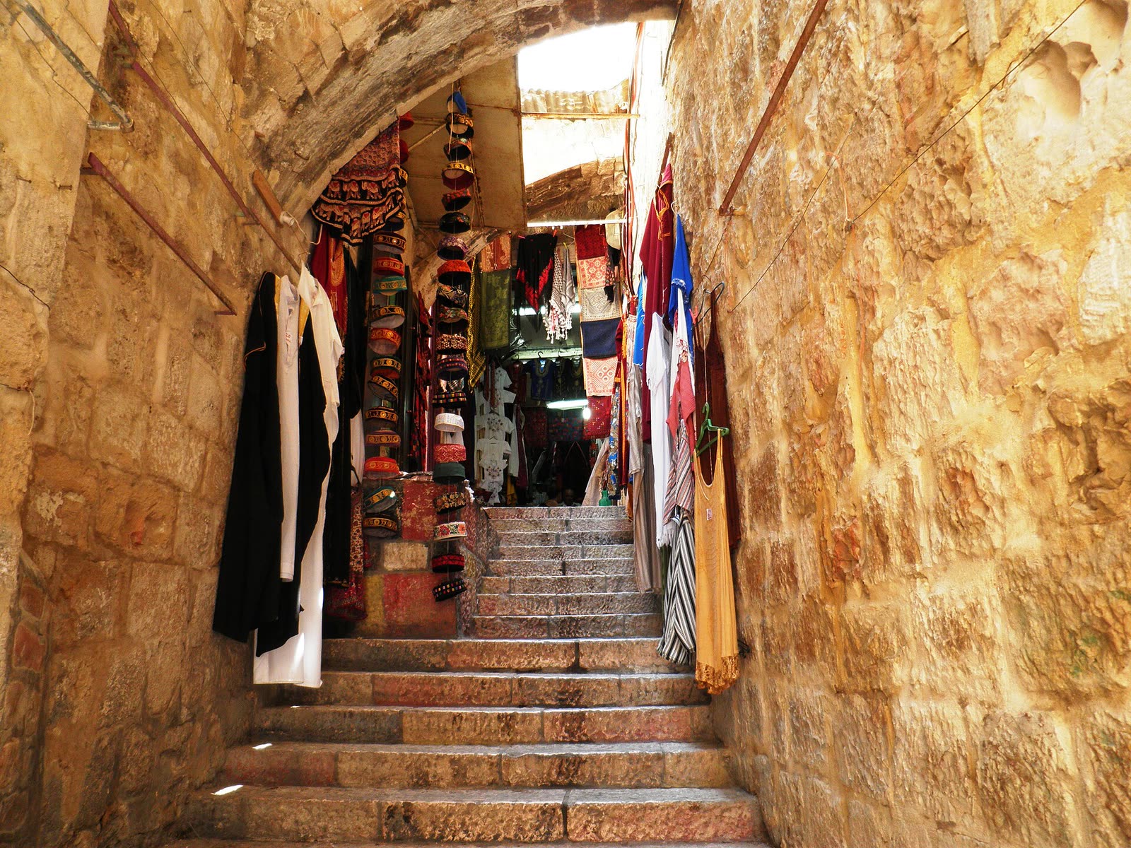 A market in the Old City of Jerusalem