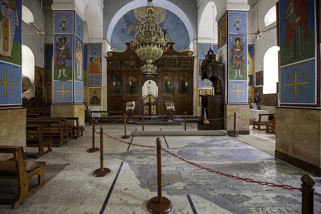 The mosaic map at Madaba