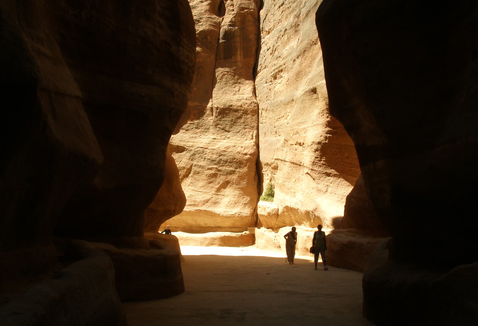 The Siq, the gorge that leads into Petra