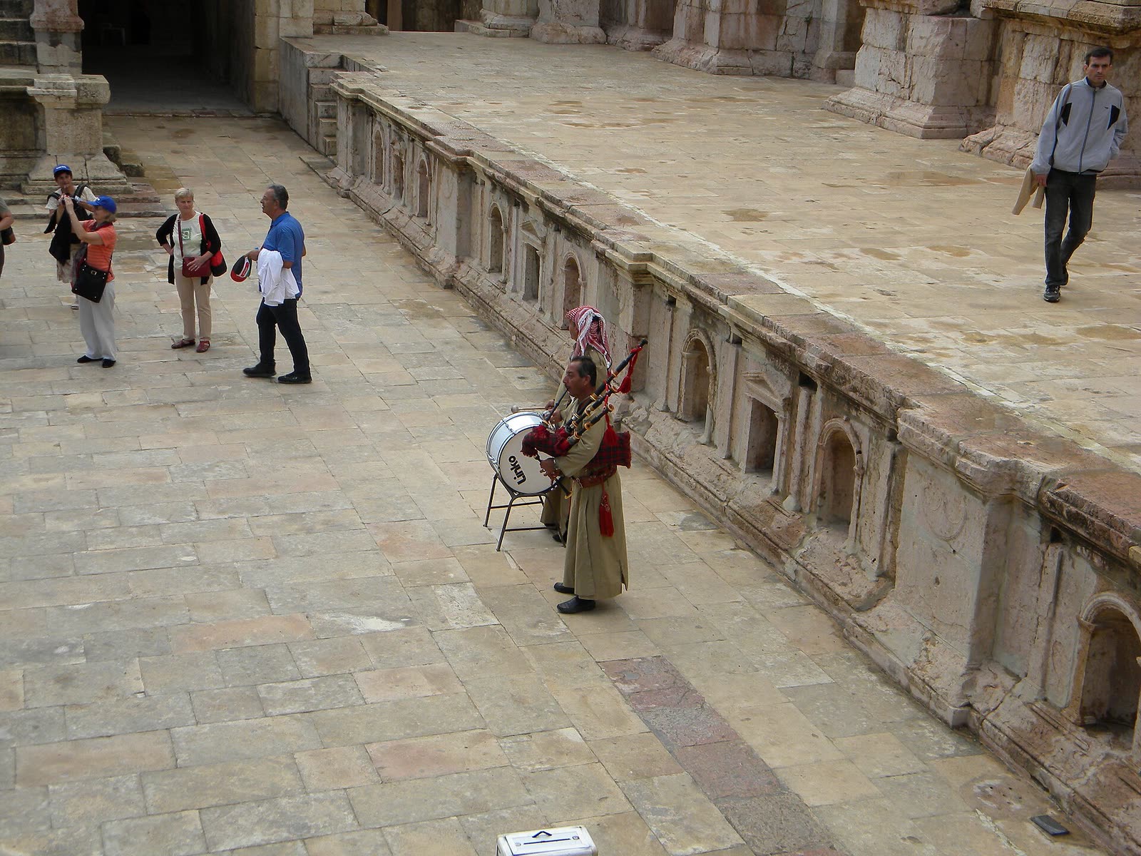 Music at the theatre, Jerash