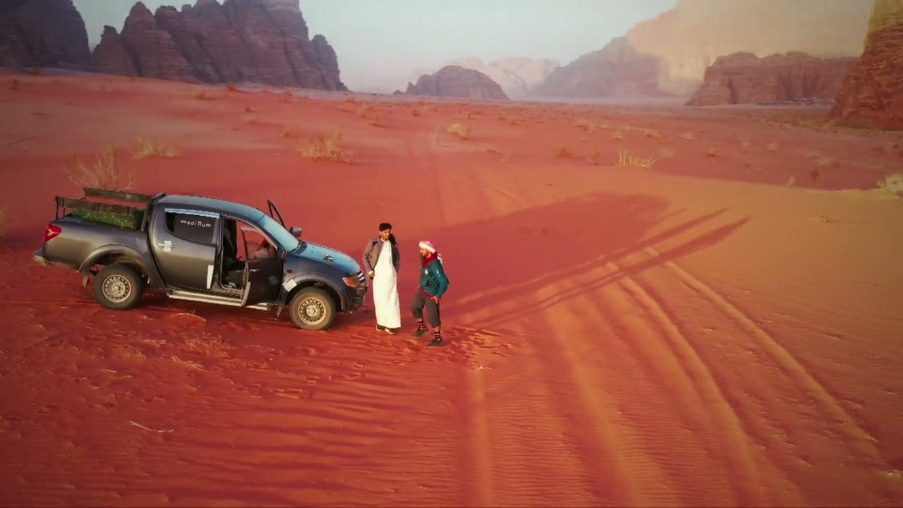 By jeep into Wadi Rum